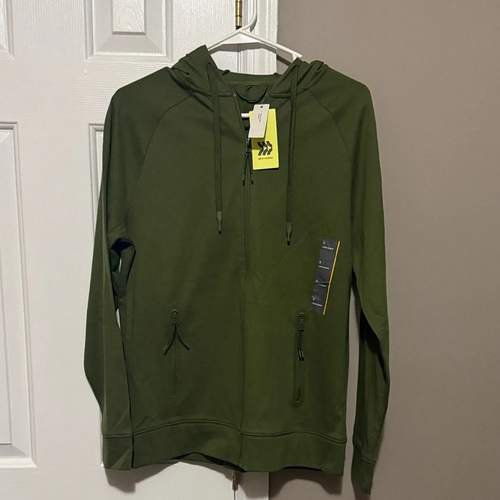 All in Motion Men’s Green Lightweight Jacket Size Small NWT - Picture 1 of 6
